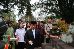 Kapolres Tabanan Hadiri Ziarah di Margarana, Tanamkan Semangat Kepahlawanan kepada Calon Pemimpin Bangsa