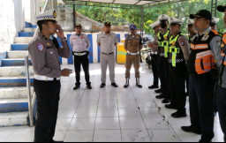 ​Sinergi Lintas Instansi, Polres Sampang dan Dishub Gelar Operasi Tertib Lalu Lintas