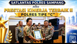 Satlantas Polres Sampang Raih Penghargaan Terbaik II E-Turjawali Polda Jatim