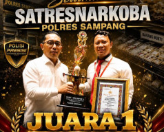 Satresnarkoba Polres Sampang Sabet Juara 1 Ungkap Barang Bukti Terbesar se-Polda Jatim