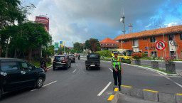 Polres Bandara Pastikan Mobilitas Kendaraan Tetap Lancar di Kawasan Bandara