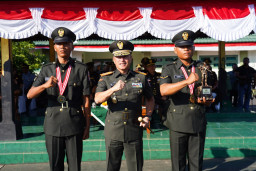 Usai Ditempa di Rindam IX/Udayana Pangdam Lantik 235 Bintara Infanteri, Siap Mengabdi Untuk Negeri