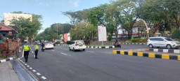 Polres Bandara Pastikan Arus Kendaraan di Kawasan Bandara Tetap Lancar