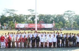 Dandim Tabanan Bersama Forkopimda Teguhkan Persatuan dalam Detik-Detik Proklamasi HUT ke-81 RI 