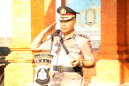 Kapolres Bandara I Gusti Ngurah Rai Pimpin Upacara Hari Juang Polri 2026