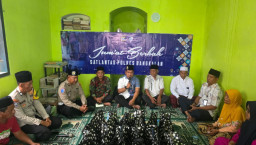 Satlantas Polres Bangkalan Hadir di Tengah Warga Lewat Program Jumat Berkah