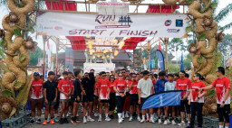 Dandim 1617/Jembrana Dukung Gaya Hidup Sehat Masyarakat Lewat Event Run For Fun Festival Semarak Jembrana