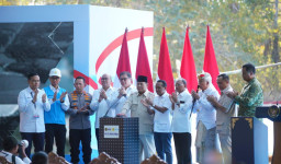Dandim Jembrana Kawal Ketat Kunjungan Presiden Prabowo dalam Ground Breaking PLTS 100 GWp di Gilimanuk