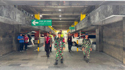 Polres Bandara Ngurah Rai Perkuat Patroli Gabungan di Terminal Internasional