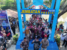 Presiden Resmikan Jembatan Merah Putih Presisi, Jadi Penghubung Baru Warga di Wilayah Polda Metro Jaya