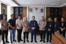 Perkuat Sinergi, Kapolres Pelabuhan Tanjung Priok Sambangi Pengadilan Negeri Jakarta Utara