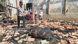 Lupa Matikan Pembakaran Sampah, Kandang Sapi dan Dapur Warga di Ketapang Sampang Ludes Terbakar