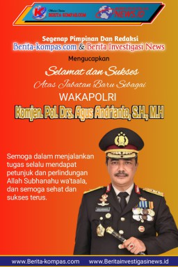 Komjen Pol Agus Andrianto, Resmi Jabat Wakapolri