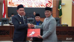 Penyampaian RAPERDA Tentang Pertanggungjawaban Pelaksanaan APBD Tahun Anggaran 2022