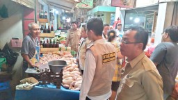Satgas Pangan Polres Malang Sidak Pasar, Pastikan Stok Bahan Pokok Aman Jelang Idul Adha