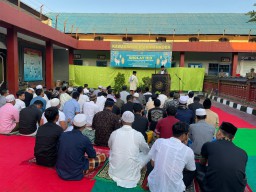 WBP dan Petugas Muslim Lapas Singaraja Laksanakan Sholat Ied Berjamaah