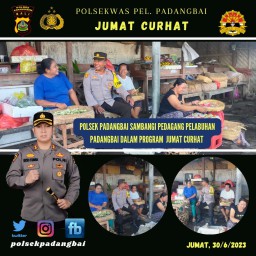 Polsek Padangbai Hadir Untuk Mendengar Curhatan dan Keluh Kesah Masyarakat Terkait Tugas Anggotanya 