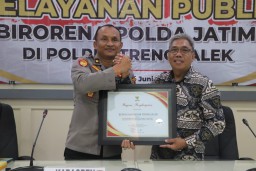 Berbekal Inovasi Pelayanan Polres Trenggalek Raih Predikat Sangat Baik dari Kemenpan RB
