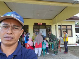 Pimpinan BLUD UPT Puskesmas Cimanggu "Iyat Supriatna SST MSI", Ucapkan Selamat Hari Bhayangkara ke-77  