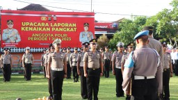 Sebanyak 42 Personel Polresta Denpasar Naik Pangkat