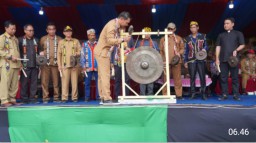 Pembukaan Temu Raya Orang Muda Katolik ke - 5 KSM Peniung Dihadiri 722 Orang 