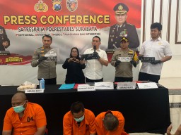 Unit Jatanras Polrestabes Surabaya Amankan Tiga Pelaku Pencurian Kendaraan Bermotor di 15 TKP
