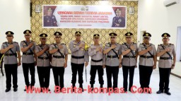 Kapolres Bondowoso Pimpin Sertijab, Kasat dan Kapolsek di Lingkup Polres Bondowoso