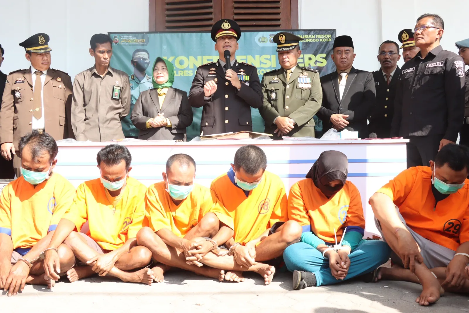 Polres Probolinggo Kota Berhasil Amankan Pasutri Tersangka Curanmor di 20 TKP 