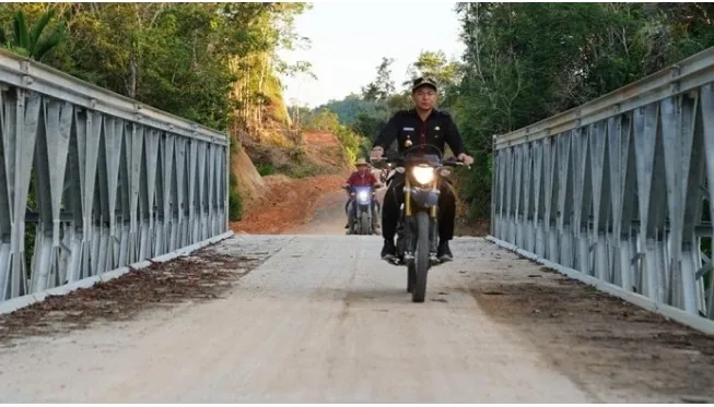 Pembangunan Ruas Jalan Seberu – Nanga Lungu Sudah Rampung 