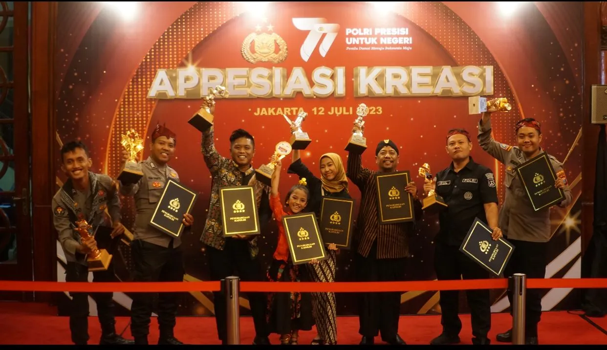 Polda Jatim Menangkan 9 Lomba Konten Kreative dan 1 Lomba Wow Presisi Competition Hari Bhayangkara ke 77