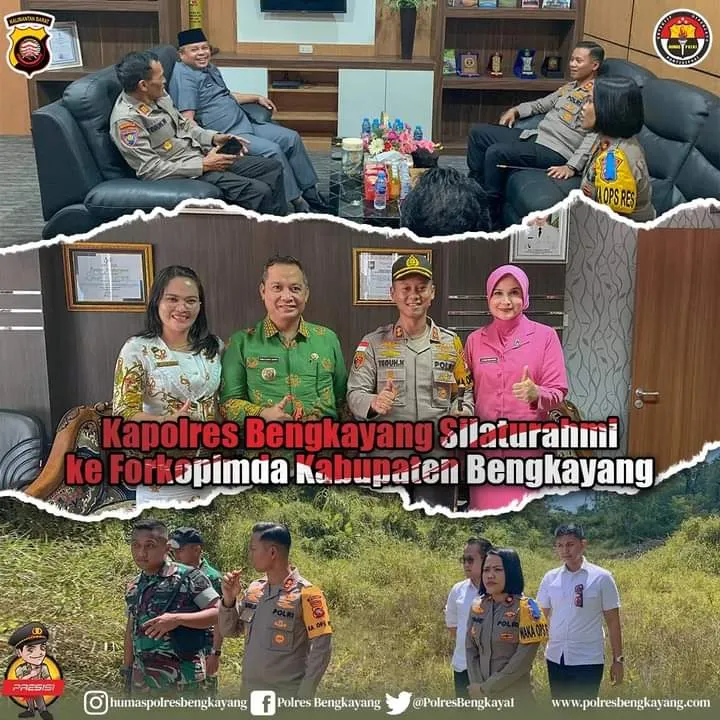Sinergi, Kapolres AKBP Teguh Nugroho Silaturahmi ke Forkopimda Kabupaten Bengkayang