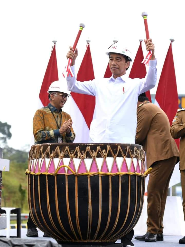 Presiden Jokowi Resmikan Jalan Tol Ruas Bengkulu-Taba Penanjung