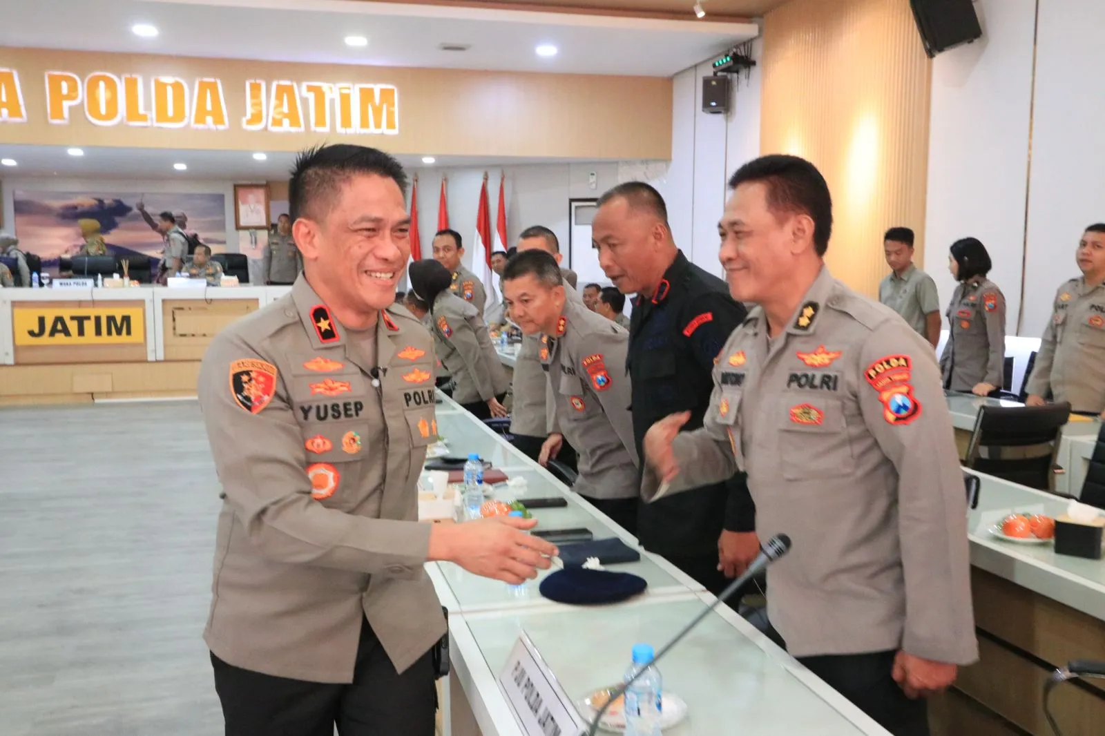 Wakapolda Jatim Sambut Peserta PKDN Sespimti Polri Dikreg ke-32 TA 2023 di Jawa Timur