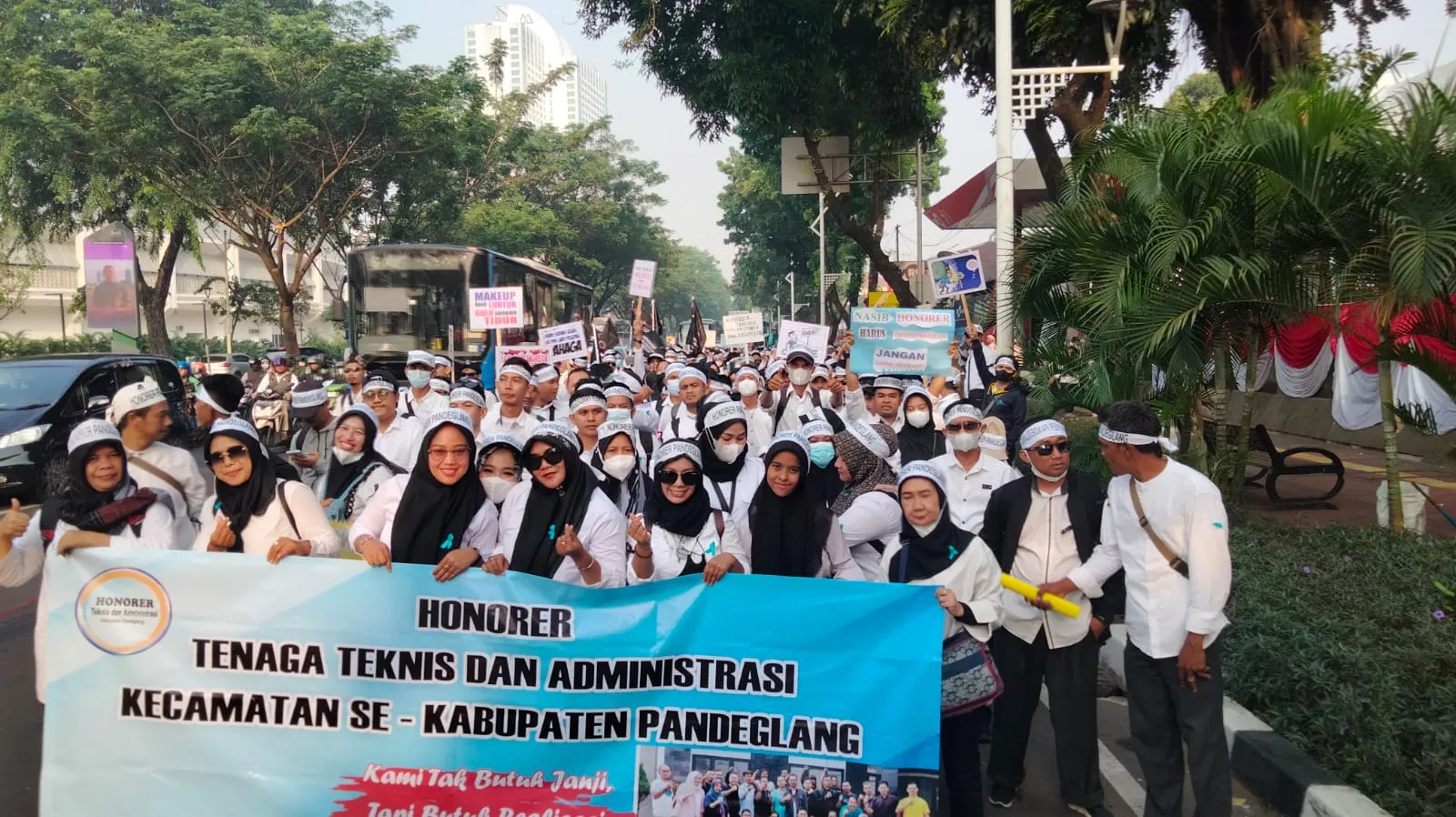 Ribuan Honorer Turun Kejalan, Rekayasa Arus Lalulintas Dipersiapkan Polda Metro Jaya