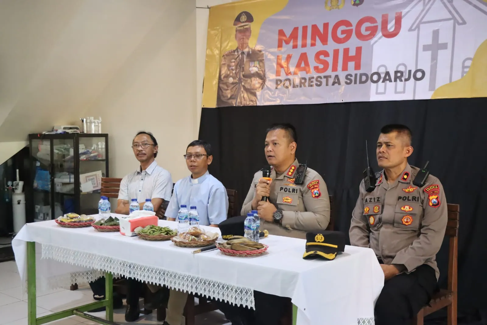 Gandeng Umat Kristiani, Polresta Sidoarjo Laksanakan Program Minggu Kasih