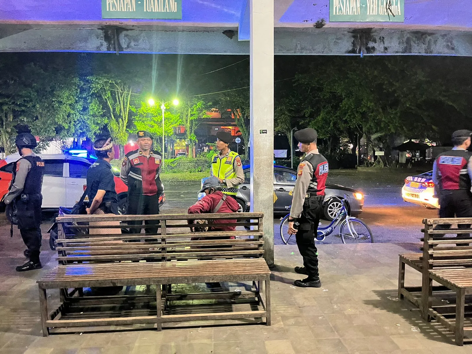 Polres Tabanan Intensifkan Patroli Blue Light Cegah Kriminalitas Malam Hari