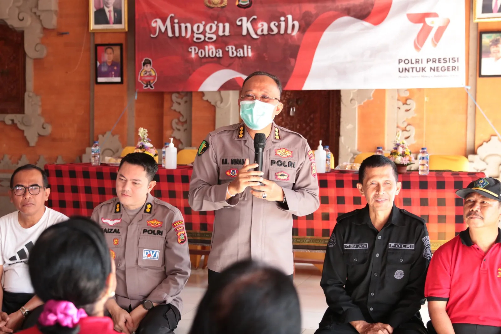 Minggu Kasih Masyarakat Apresiasi Kenerja Polda Bali