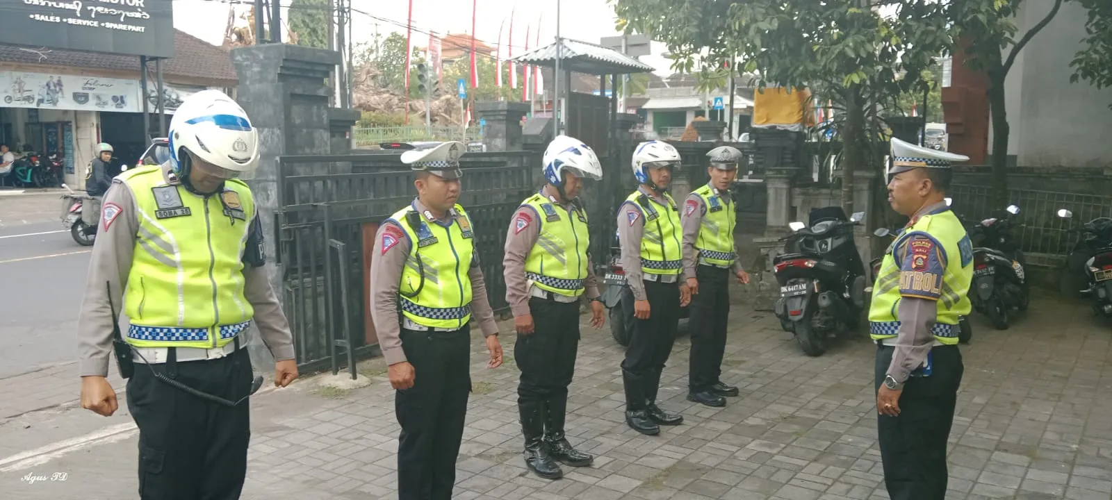Polres Karangasem Perketat Patroli Sat Lantas 17 Pelanggaran Lalu Lintas Terjaring