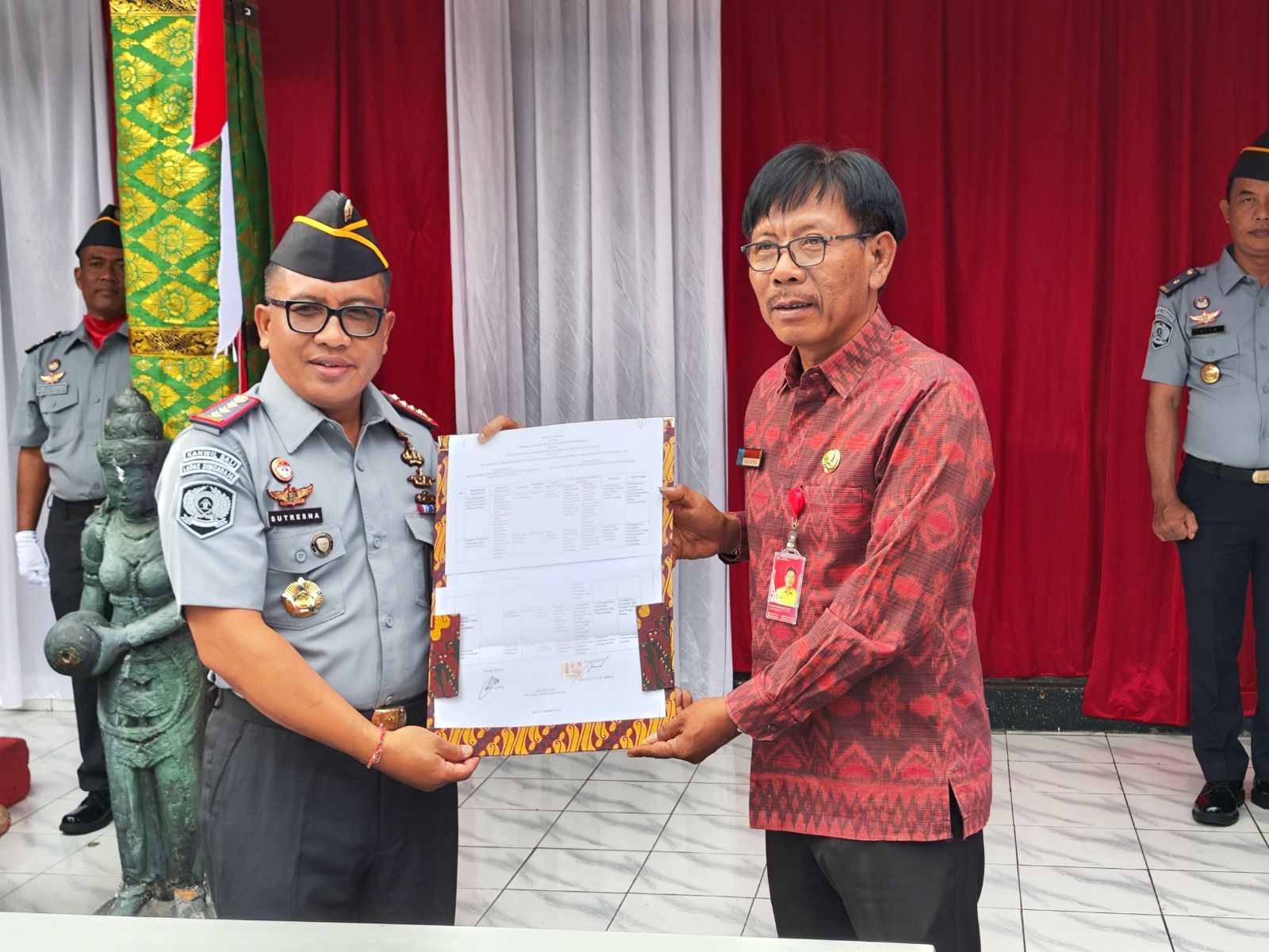 Lapas Kelas IIB Singaraja Launching Dua Program Pembinaan Puncak HDKD 2023