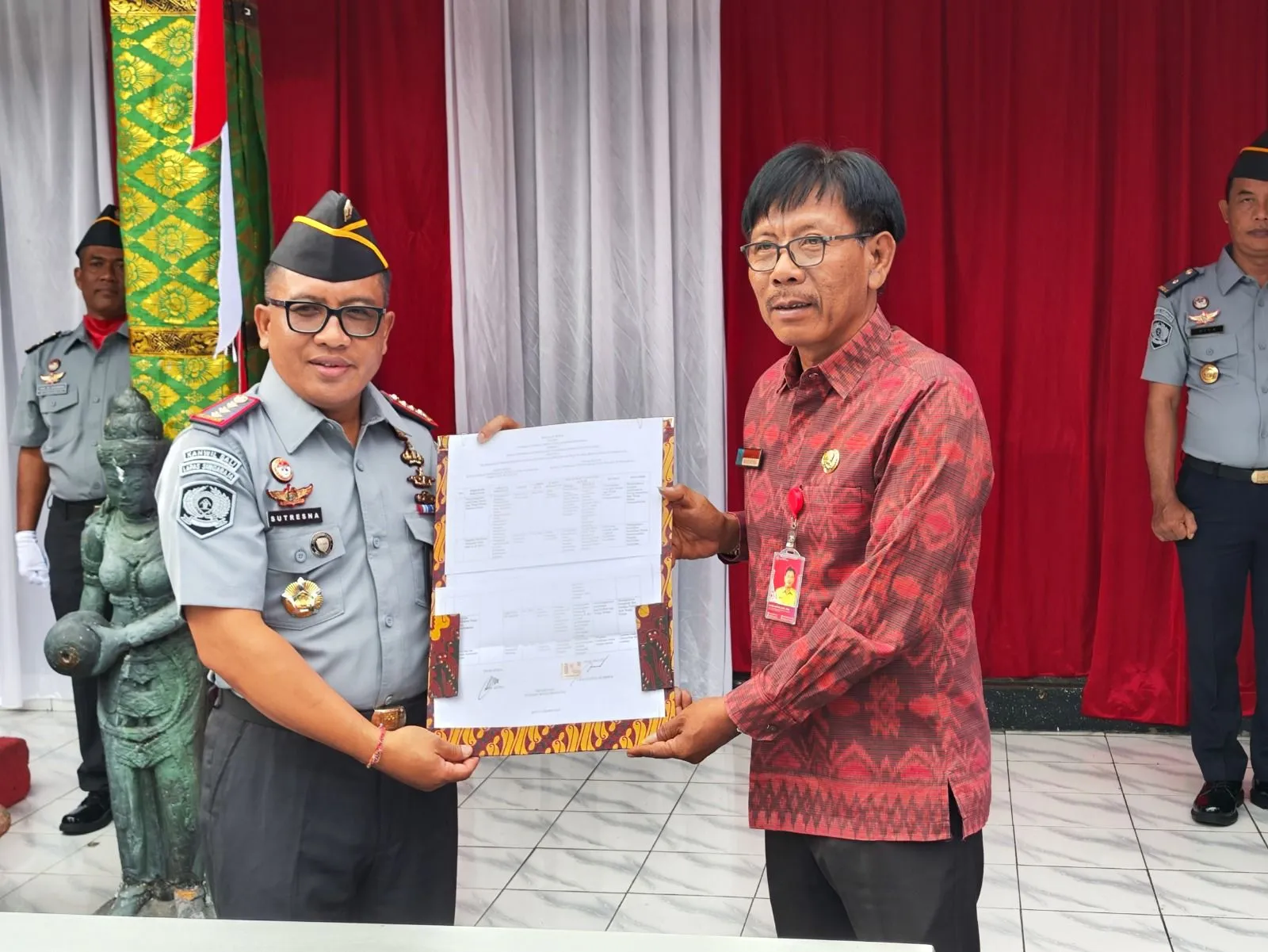 Lapas Kelas IIB Singaraja Launching Dua Program Pembinaan Puncak HDKD 2023