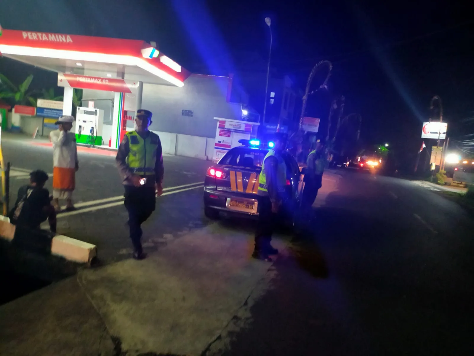 Polsek Marga Intensipkan Blue Light Patrol Pastikan Kamtibmas Aman dan Kondusif