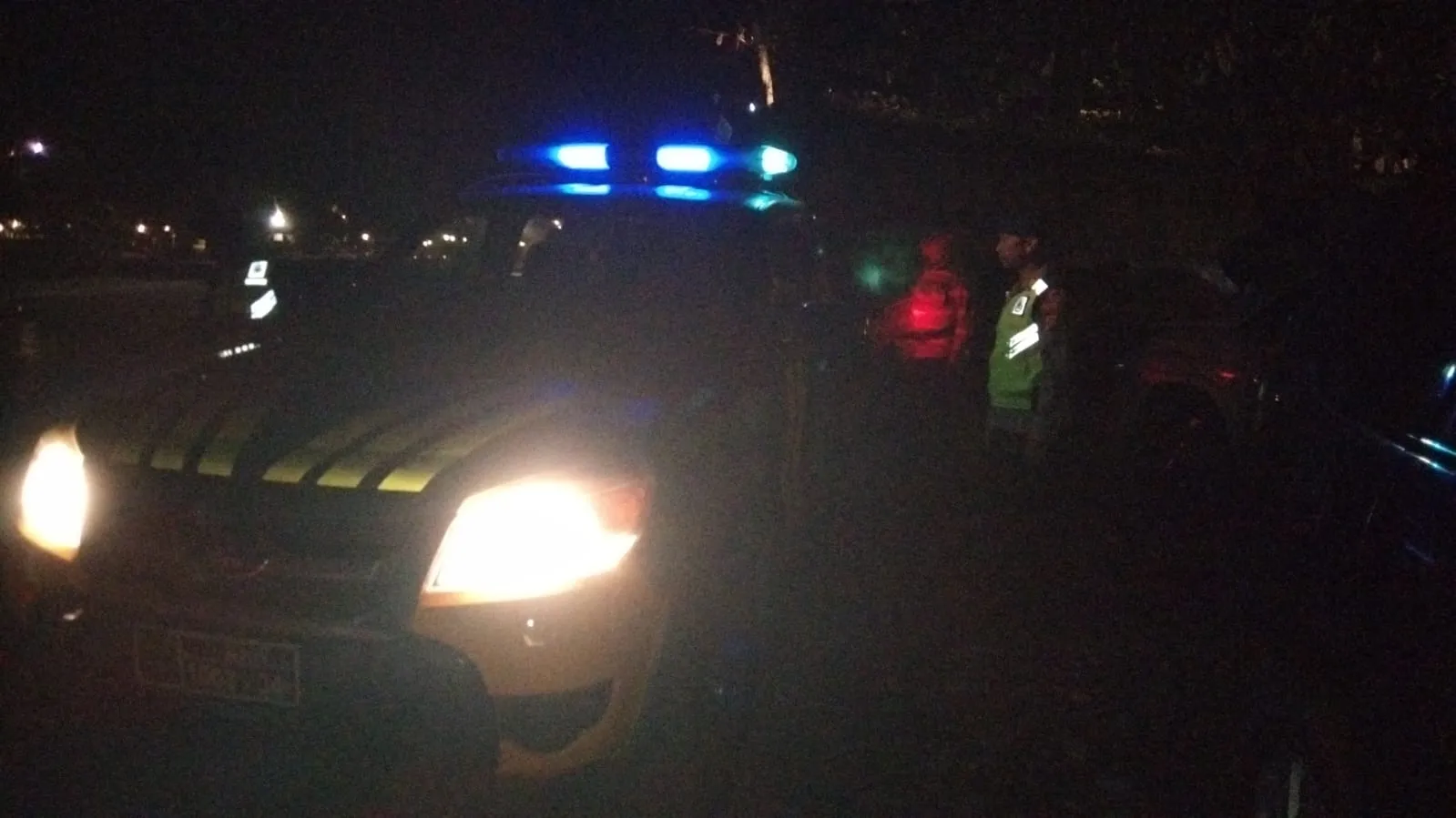 Sat Polairud Polres Karangasem Blue Ligth Patrol Cegah Aksi Kejahatan