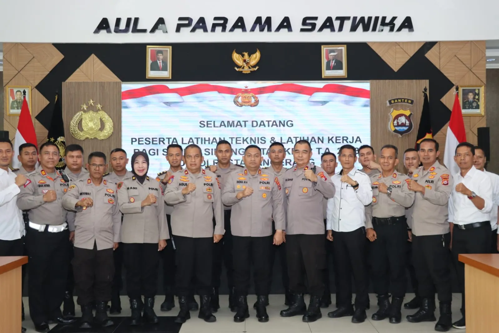 Siswa SIP 52 Siap Melaksanakan Latja di Wilkum Polresta Tangerang