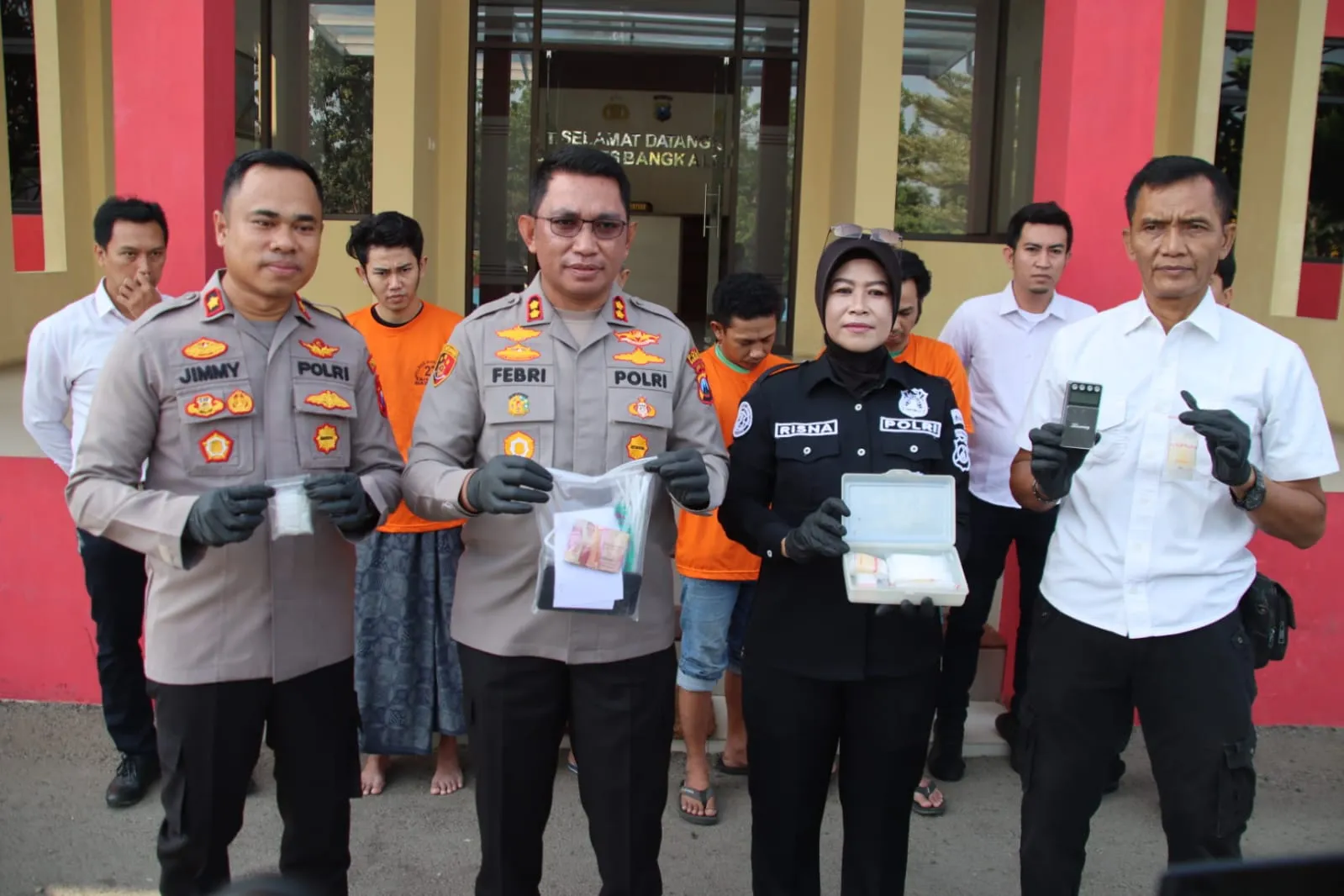 Satresnarkoba Polres Bangkalan Berhasil Ungkap Satu Komplotan Keluarga Pengedar Narkoba