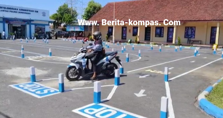 Polres Bondowoso Sudah Merubah Sirkuit Praktik SIM C Lintasan Angka 8 Menjadi Huruf S