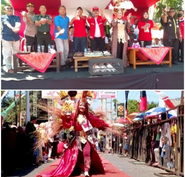 Kostum Daur Ulang Menjadi Perhatian Penonton di Acara Sekarputih Fashion Carnival 2023