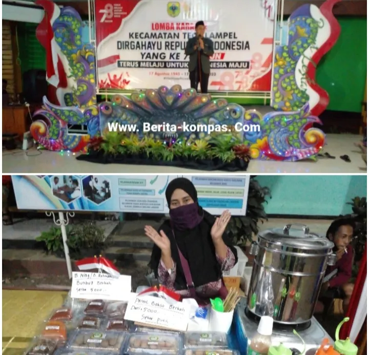 Kecamatan Tegalampel Meriahkan HUT RI ke 78 Dengan Menggelar Lomba Karaoke Bazar UMKM