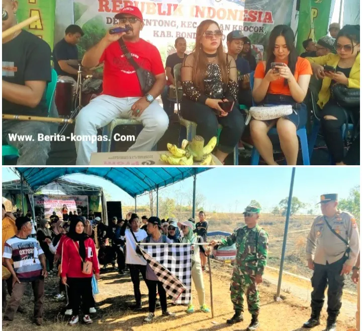 Serunya Menyusuri Alam Desa Gentong di Kecamatan Taman Krocok, Dalam Lomba Lintas Alam HUT RI ke 78