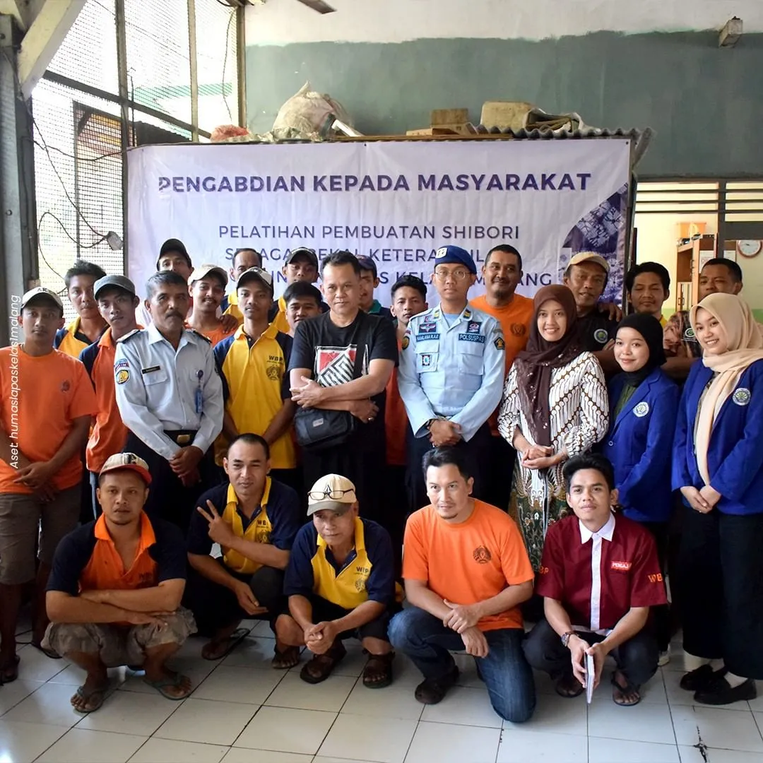 Pelatihan Pembuatan Batik Shibori Untuk WBP, Dari Lapas Kelas I Malang