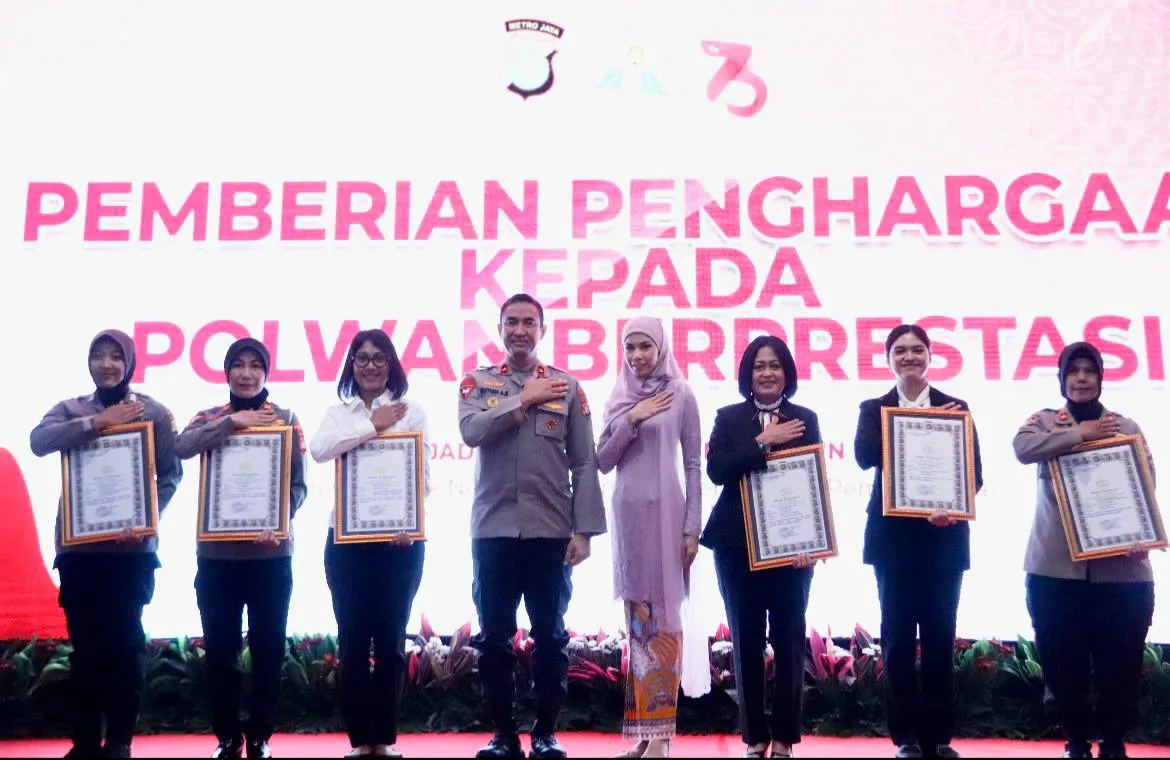 Berprestasi di Karya Tulis ,Polwan Polresta Bandara Soetta Raih Penghargaan